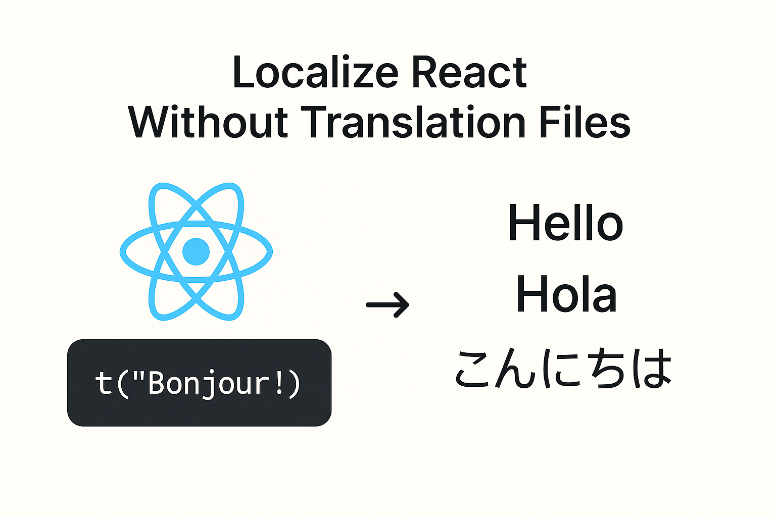 How to Localize a React App Without i18n Files – The AutoLocalise Way